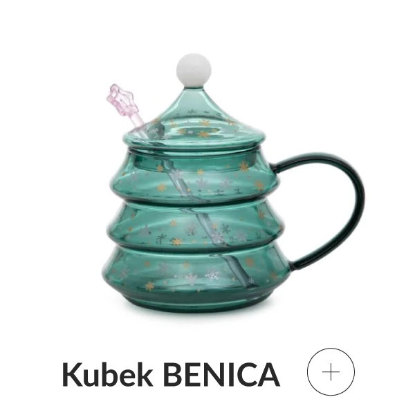Kubek świąteczny choinka