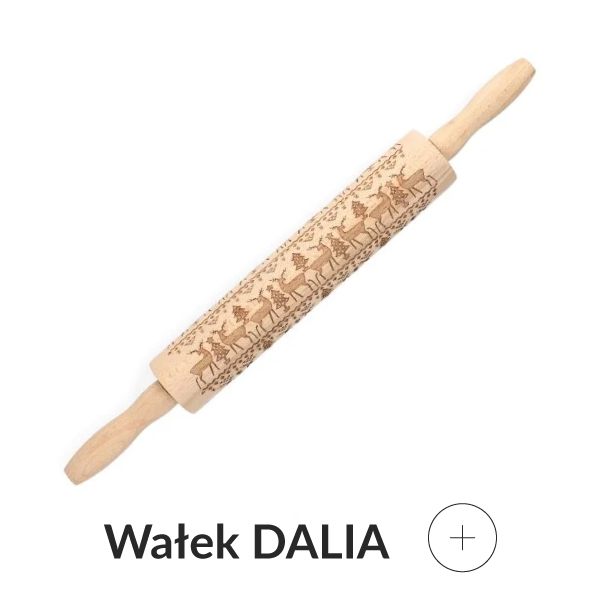Wałek do ciasta ze wzorem