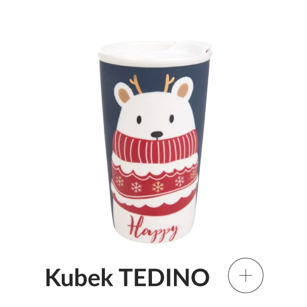 Kubek termiczny świąteczny