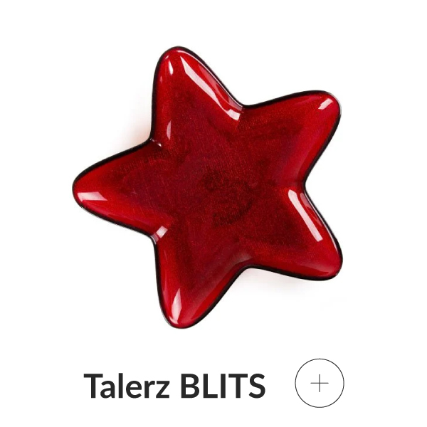 Talerz świąteczny gwiazda
