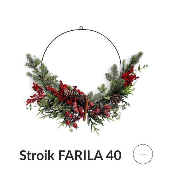 stroik świąteczny okrągły