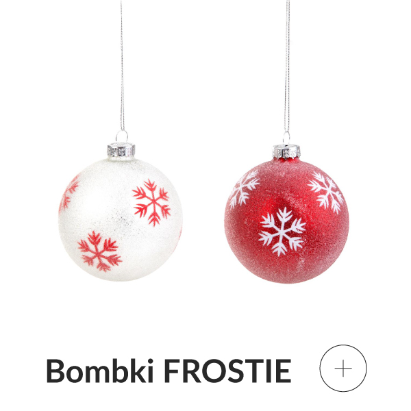 bombki w śnieżynki