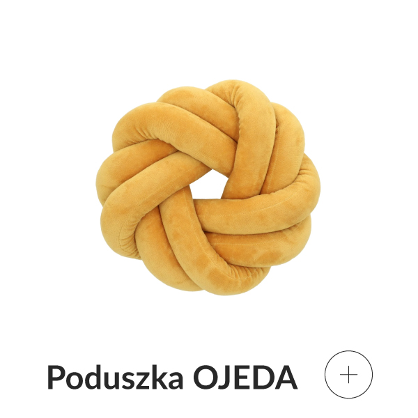 Poduszka węzeł musztardowa