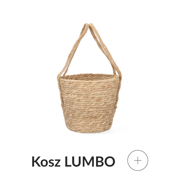 Kosz z trawy morskiej