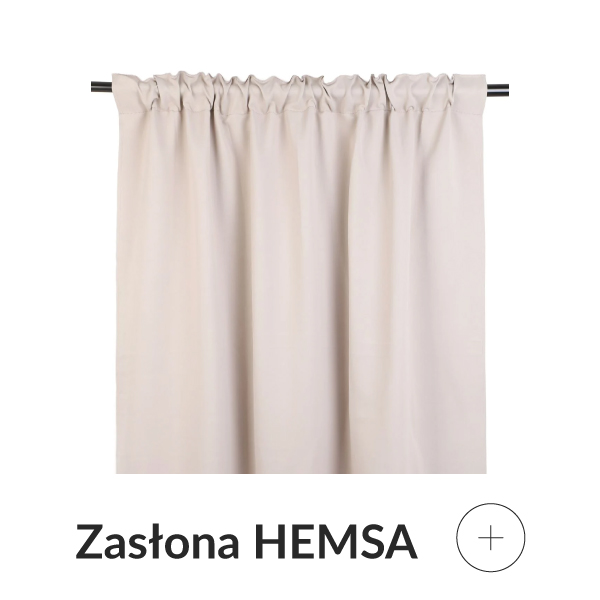 Zasłona zaciemniająca beżowa