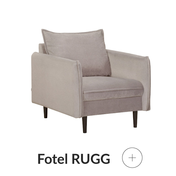 Sofa mała szara