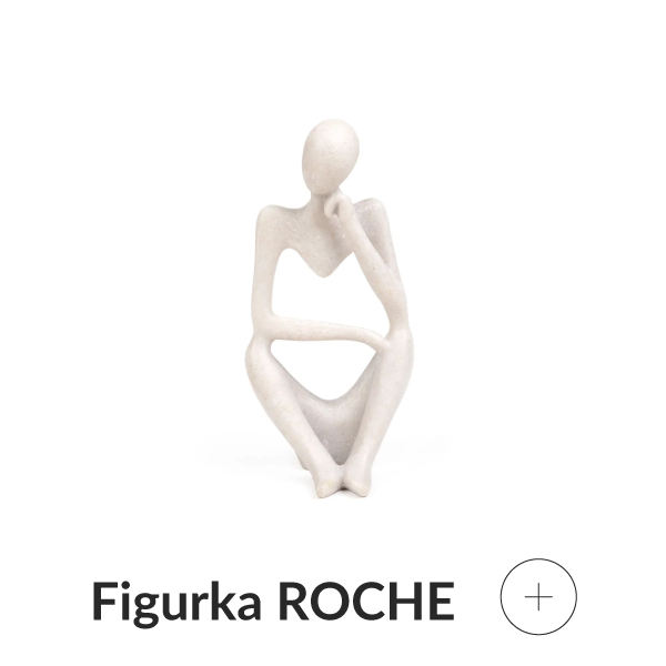 Dekoracja stojąca figurka japandi