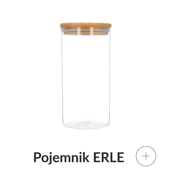 Pojemnik na żywność szklany z pokrywką