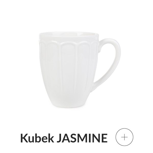 Kubek skandynawski biały