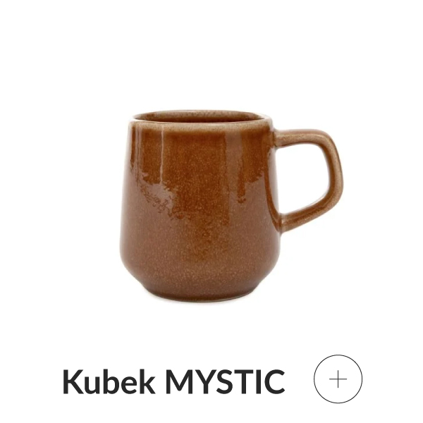 Duży kubek bursztynowy