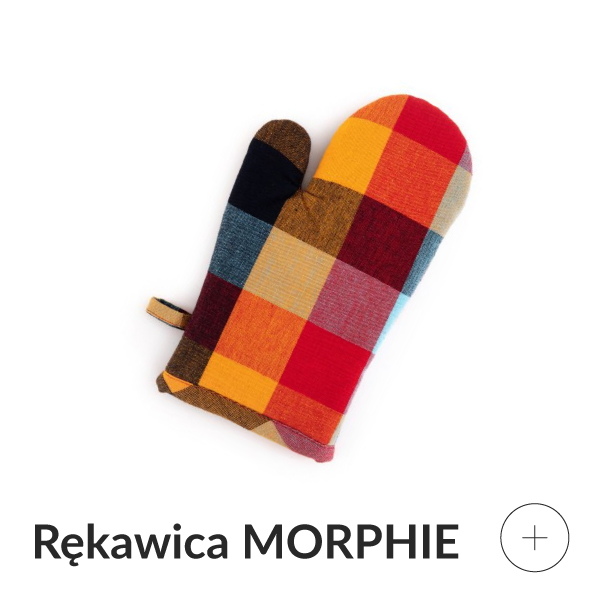 Rękawica kuchenna w kratę