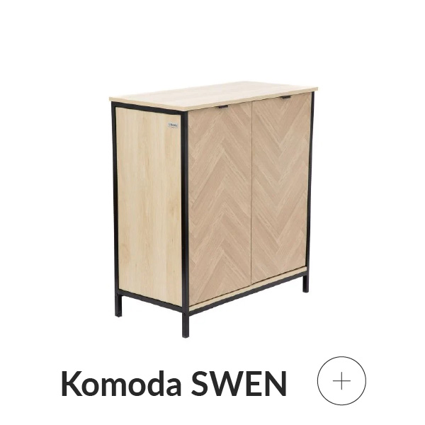 Komoda naturalna drewno