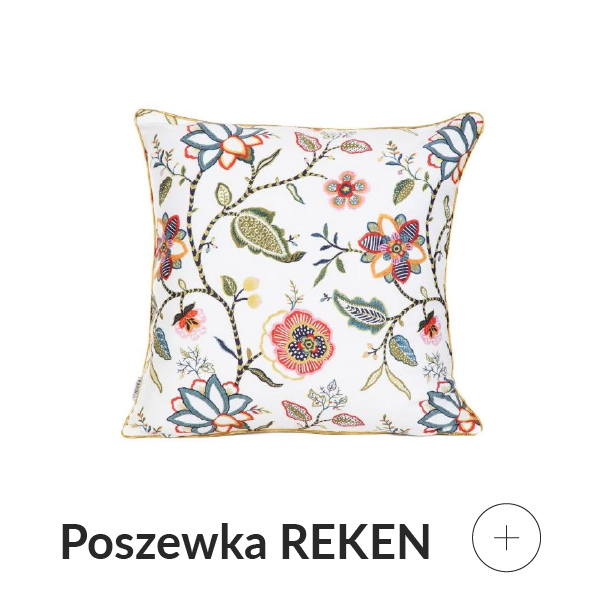 Poszewka dekoracyjna w kwiatki