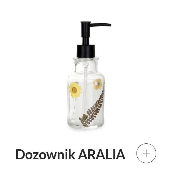 Dozownik do mydła w kwiaty