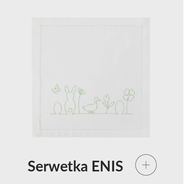 Serweta wielkanocna z mereżką