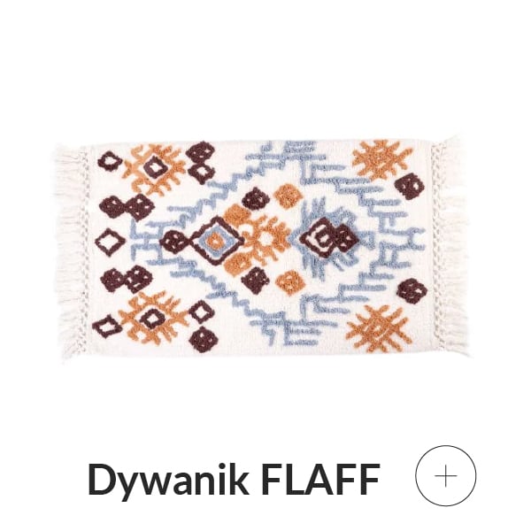Dywanik łazienkowy we wzory