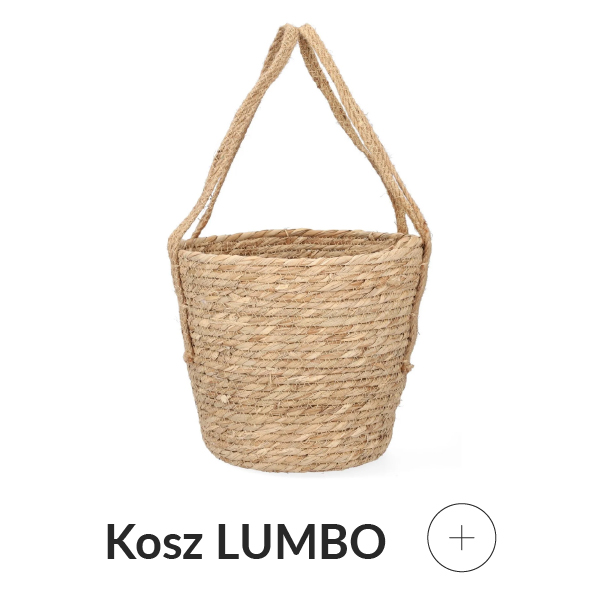 Kosz z trawy morskiej