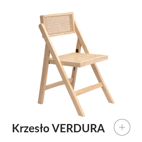 Krzesło rattanowe na balkon