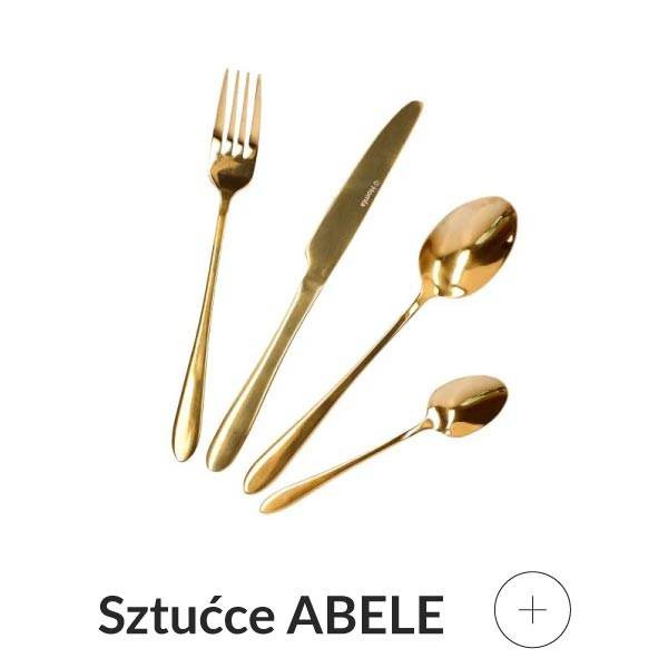 Złote sztućce