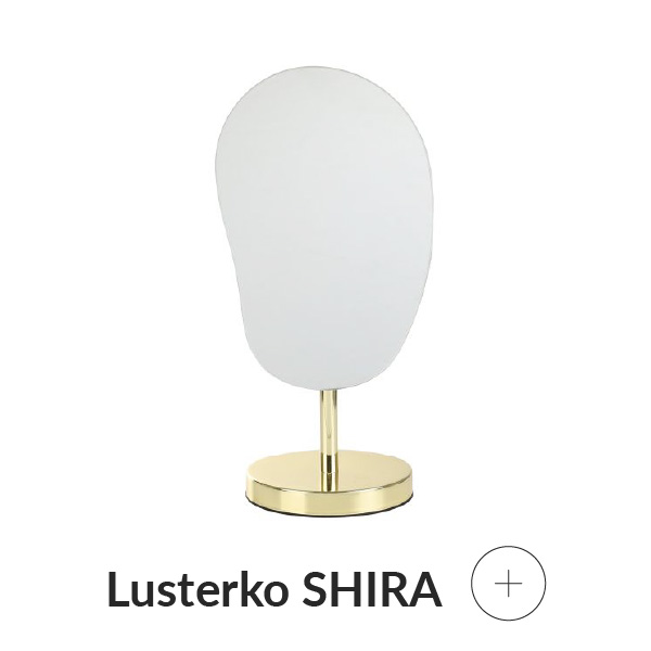 Lusterko kosmetyczne złote
