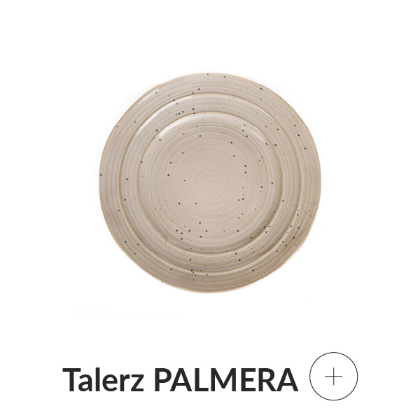 Talerz deserowy beżowy