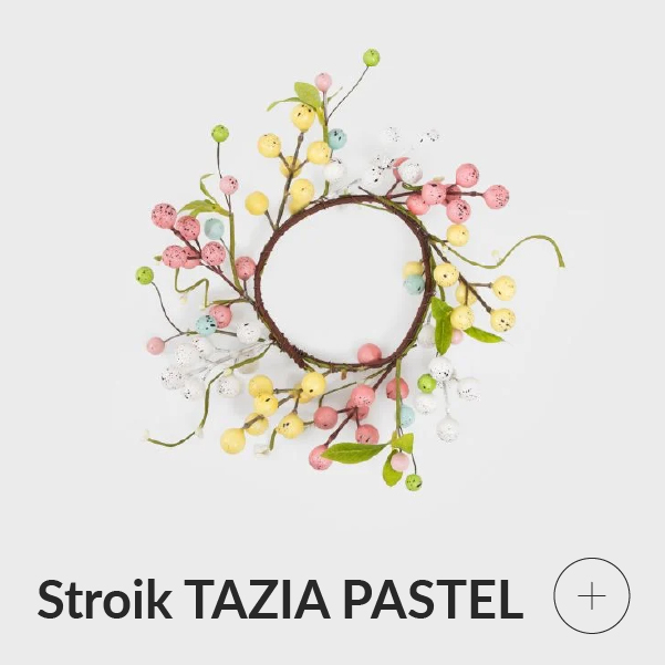 Stroik wianek pastelowy