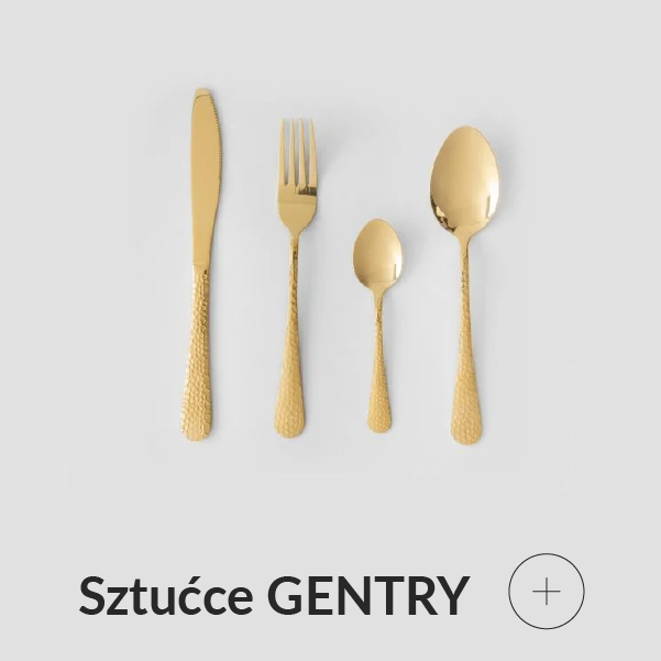 Sztućce złote