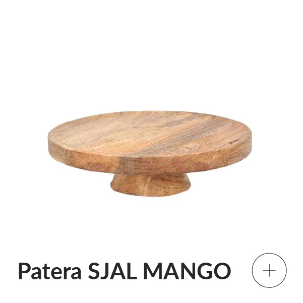 Patera do serwowania drewniana