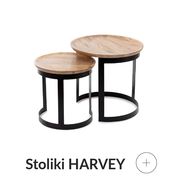 Stolik podwójny okrągły