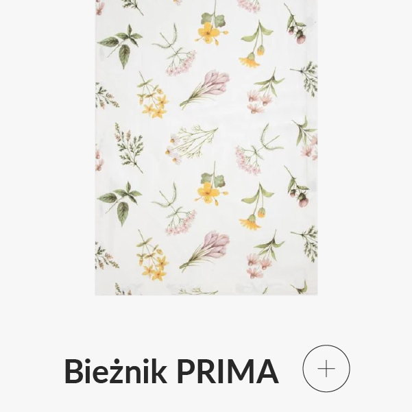 Bieżnik w kwiaty