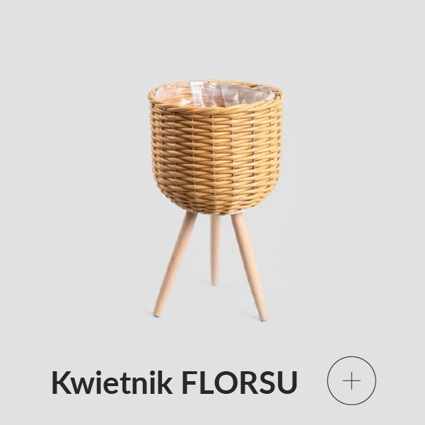 Kwietnik pleciony