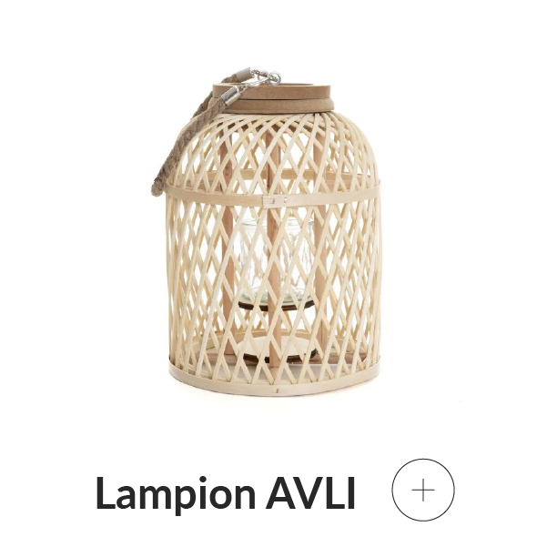 Lampion pleciony