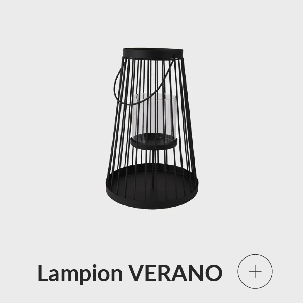 Lampion czarny