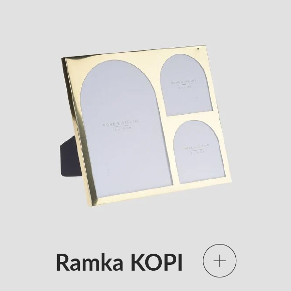 Ramka na zdjęcia złota