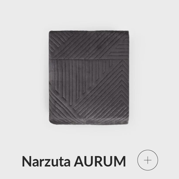 Narzuta czarna pikowana