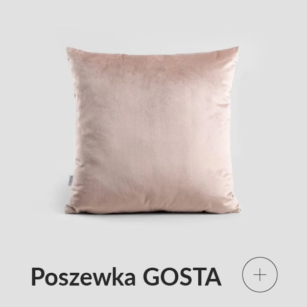 Poszewka dekoracyjna pudrowy róż