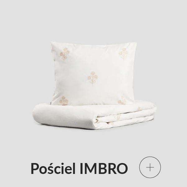 Pościel bawełniana z haftem w kwiaty