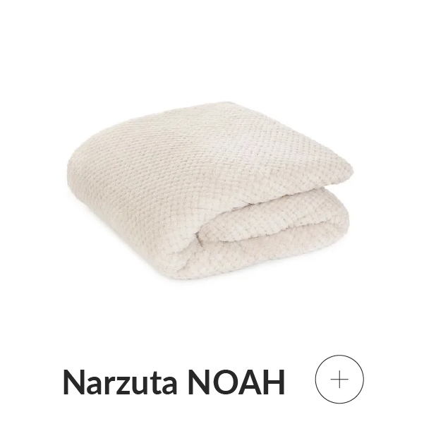 Narzuta na łóżko beżowa