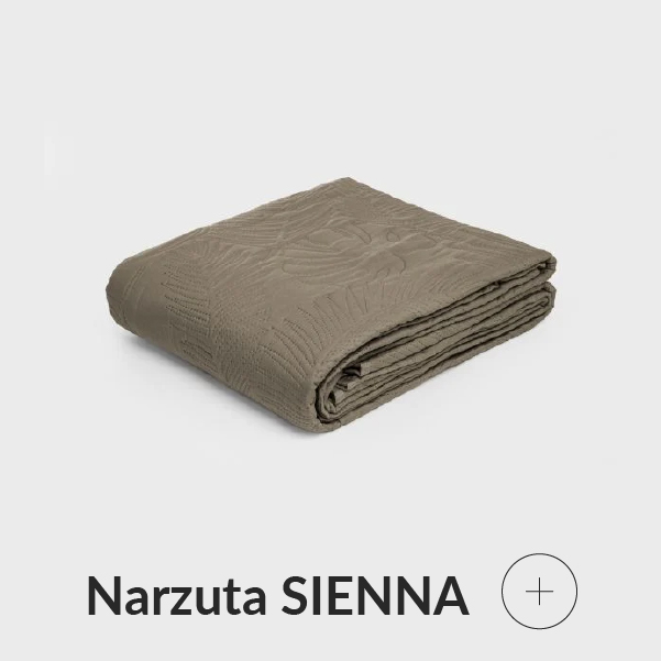 Narzuta zielona w liście