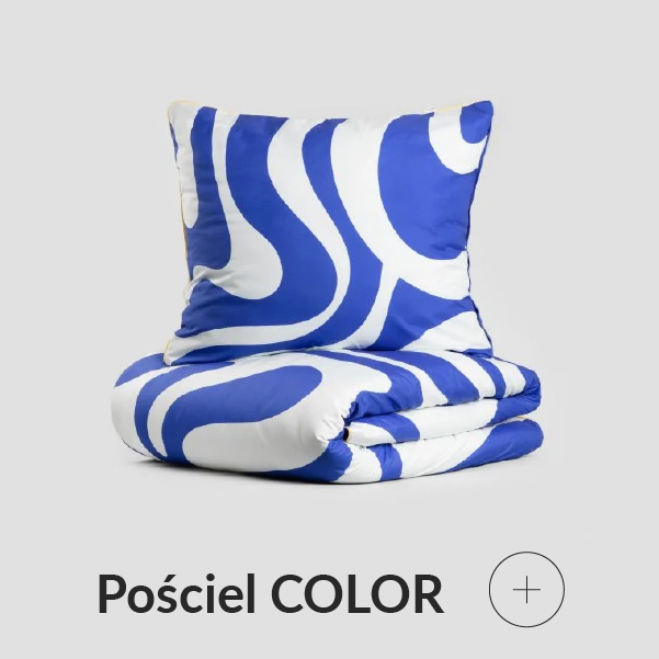 Pościel w niebieskie wzory
