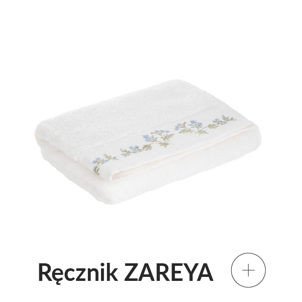 Ręcznik biały z haftem