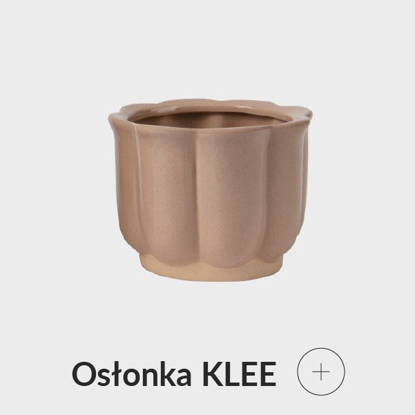 Osłonka na doniczkę w kształcie kwiatka