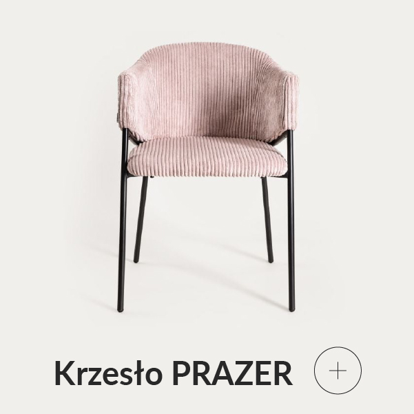 Krzesło pudrowo różowe
