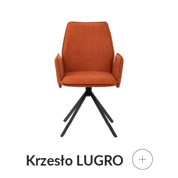 Krzesło obrotowe ceglaste