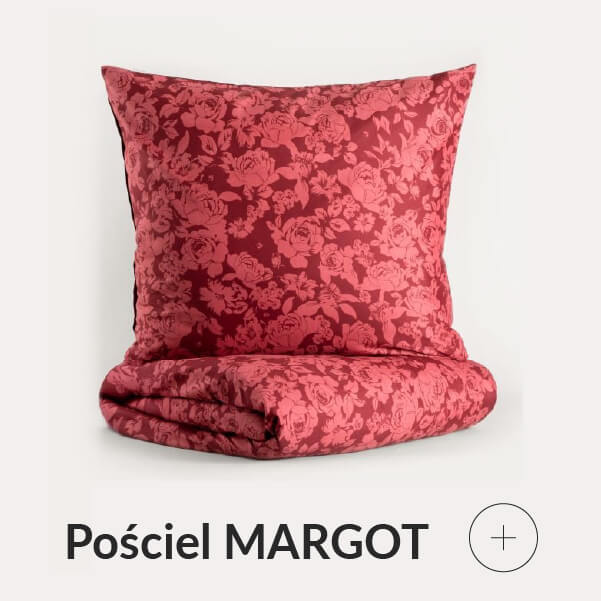 Pościel czerwona w róże