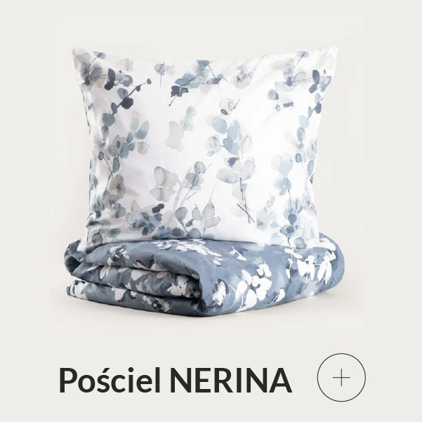 Pościel w niebieskie liście