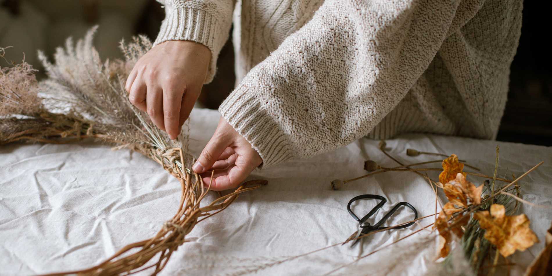 Jesienne ozdoby na stół DIY