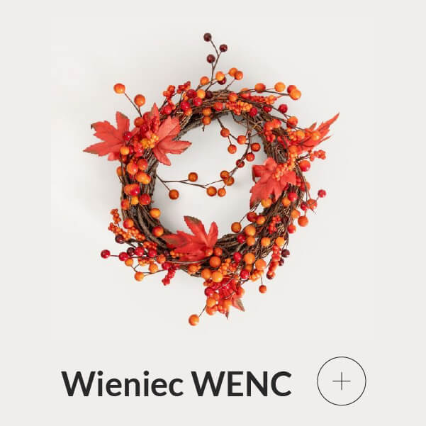 Wieniec jesienny pomarańczowy