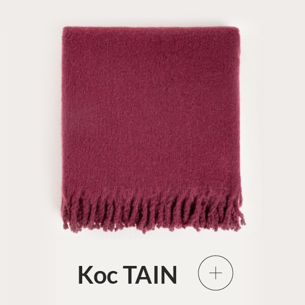 Koc burgundowy