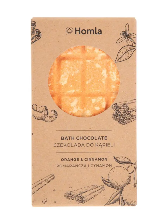 Czekolada musująca Bath chocolate Orange & Cinnamon Pomarańcza i Cynamon 